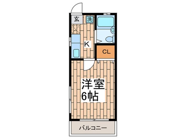 メゾン鵜の木の物件間取画像